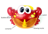 Crab Automatic Bubble Machine Blower Maker