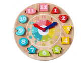 Baby Educational Toys for Children Blocks Wooden Toys Digital and Time Cognition